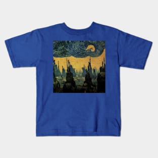 Starry Night in Kashyyyk Kids T-Shirt